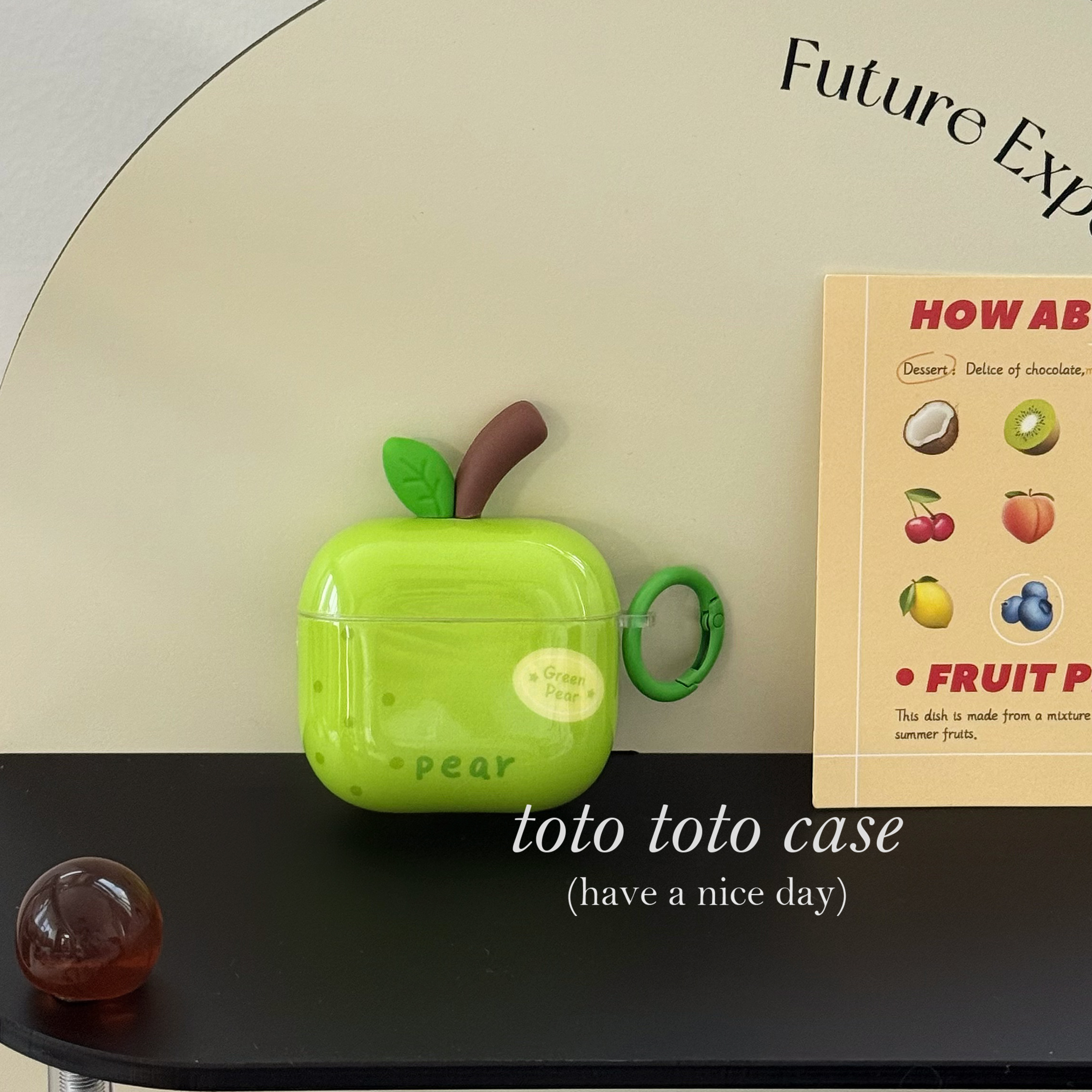 绿色梨子AirPods4代耳机套
