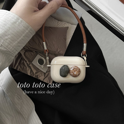 苹果Airpods软胶软壳挂绳耳机