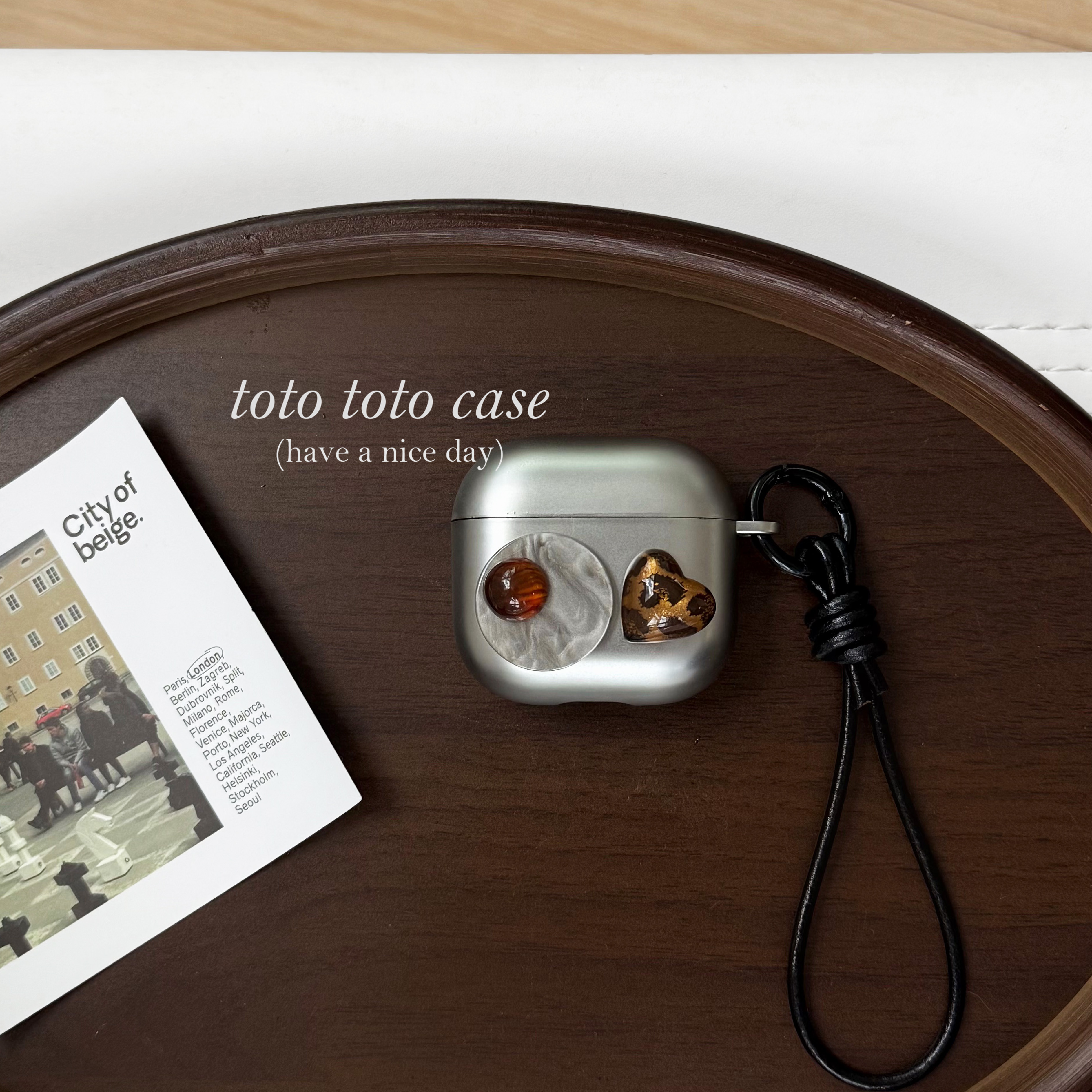 复古豹纹宝石AirPods4代耳机套