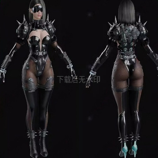 次时代 The First Descendant 第一后裔 海莉 Haley 3D模型 FBX