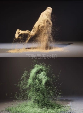 UE4虚幻5Character Body FX Vol. 2角色消散消亡模拟Niagara特效