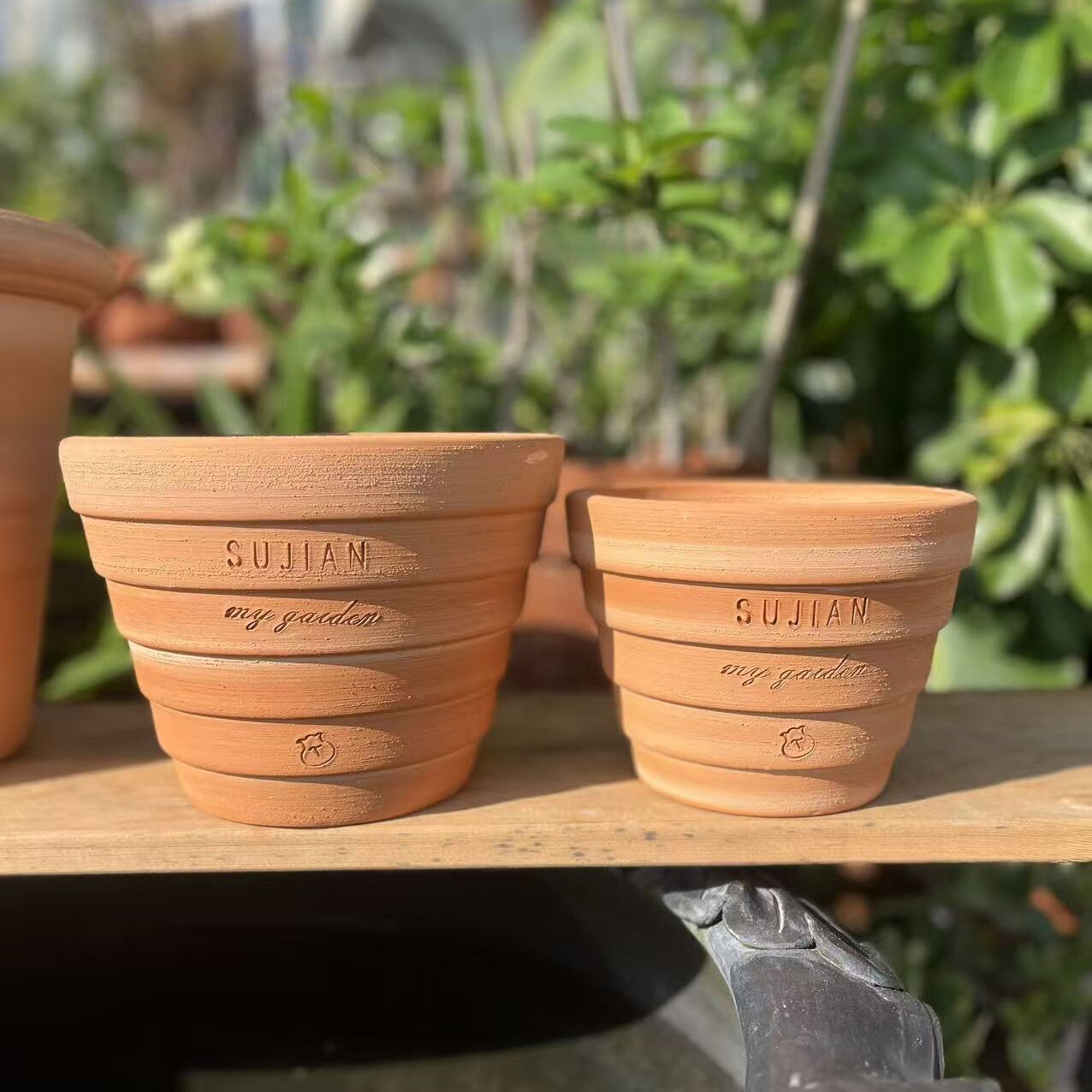 陶语花田·手工制作复古星球做旧花盆