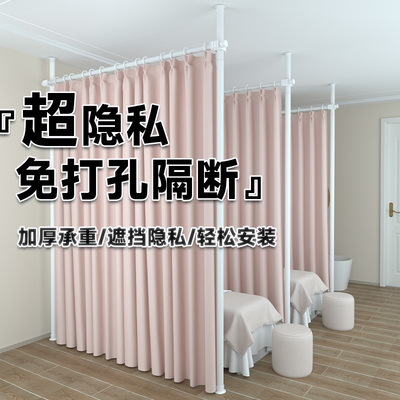 顶天立地简易屏风客厅做房间板墙简易自装遮挡卧室折叠移动分隔帘