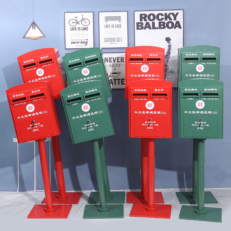 复古邮箱台湾信箱邮筒模型