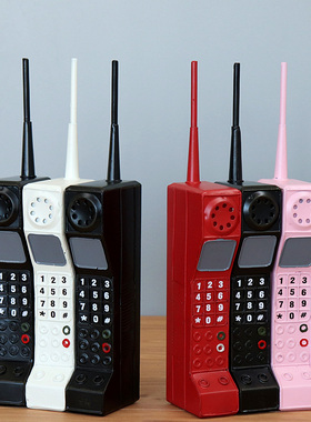 复古怀旧创意大哥大80年代手机模型仿真橱窗摆件中国风古装道具