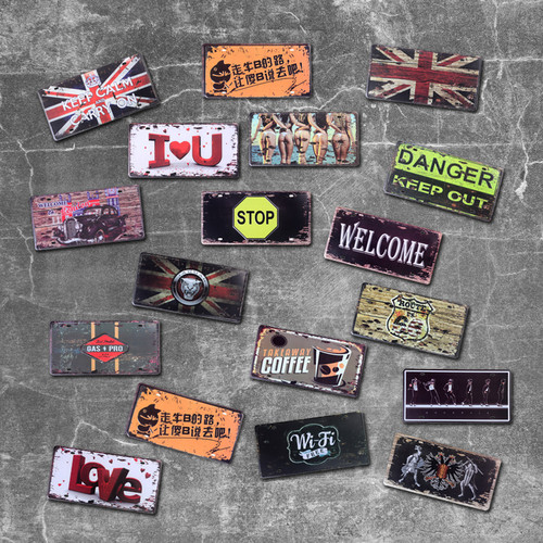 欧美复古装饰酒吧个性墙面挂饰