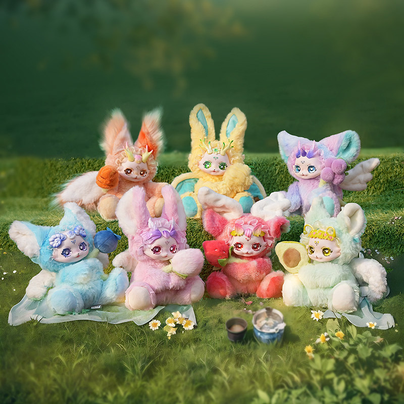 DUMIA果蔬乐园搪胶毛绒盲盒玩偶公仔布娃娃儿童潮玩具女孩礼物