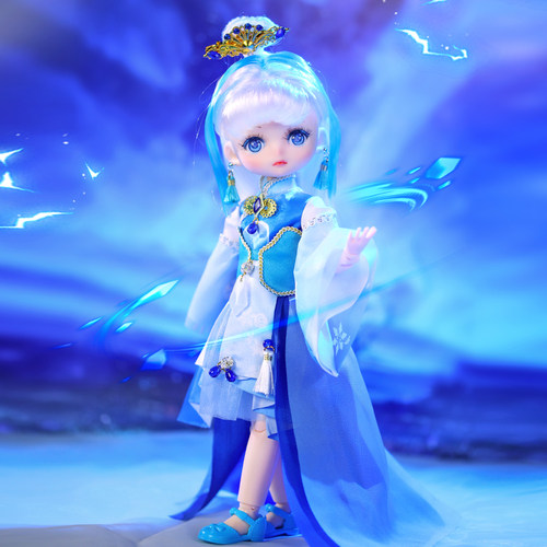 德必胜星卡梦少女关节娃娃可换装