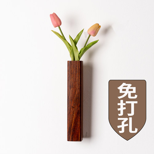 复古花瓶免打孔挂墙上插花水培