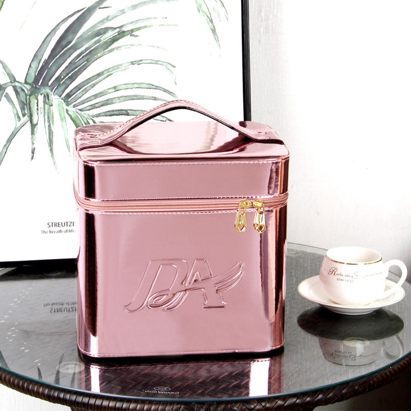 ins手提化妆包女新款大容量便携20254颜值高级感网红收纳盒化妆箱,收纳整理,化妆包,淘宝优惠券,粉丝福利购,淘宝优惠卷