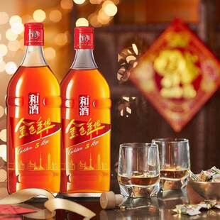 和酒 金色年华整箱上海老酒黄酒5年500ml*6瓶12瓶装五年陈13.5度