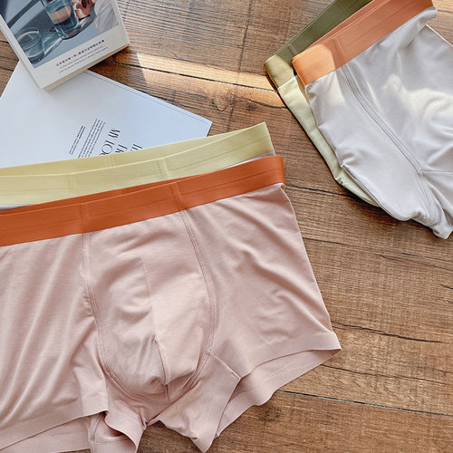 60支细柔面料纯棉内裆男士内裤