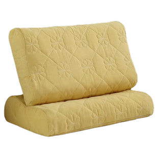 纯棉夹棉乳胶枕套40cmx60cm一对装全棉儿童乳胶枕头套30×50单个