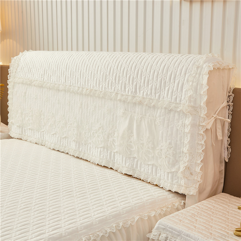 纯棉加厚公主风床头罩