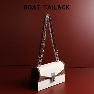 BOAT TAIL&CK小众高级感真皮包包女款式日常通勤百搭多隔层斜挎包