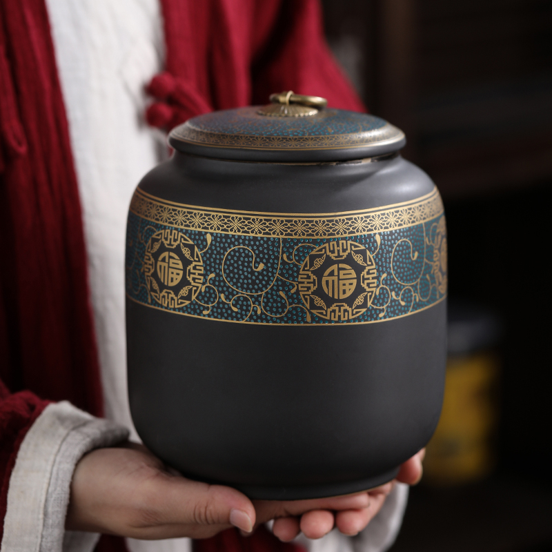 家用普洱散装大号礼盒茶叶罐