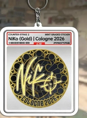 csgo cs2CSGO签名挂件 falcons科隆major亚克力钥匙扣niko