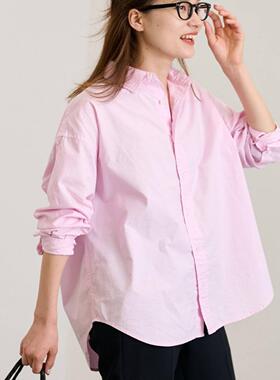 初原家宽松版衬衣女款衬衫日系百搭纯棉春秋款新色入FRAMEWORK