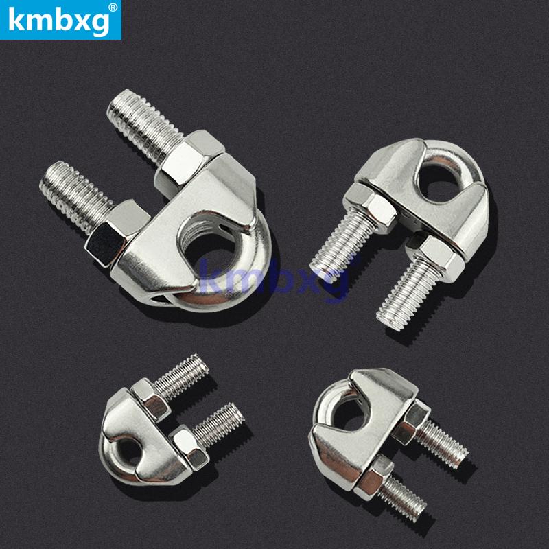 科脉304不锈钢U型夹头钢丝绳夹头卡头夹钢丝夹轧头线卡子线夹头