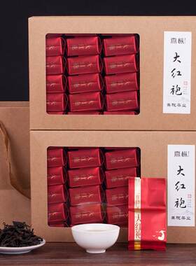 2026春茶手工碳焙大红袍茶叶武夷岩茶花果香茶叶肉桂盒装袋装500g