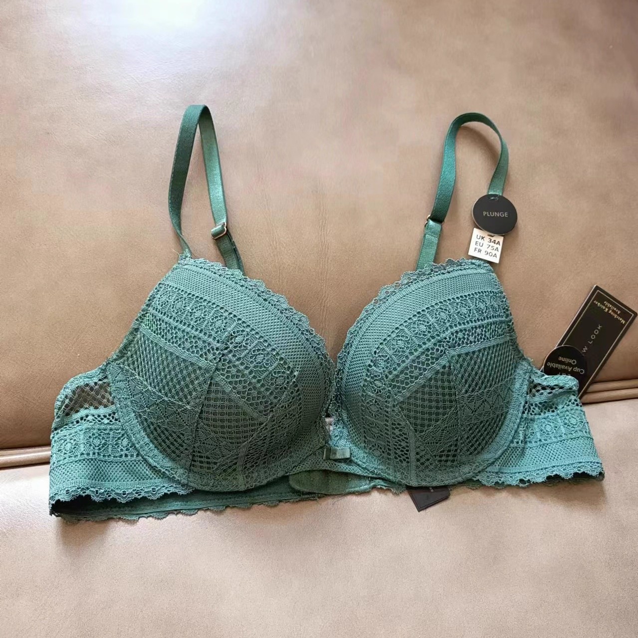 艾塔丽丝   英国单NE*LOO* 女士内衣薄款蕾丝性感文胸适合75AB