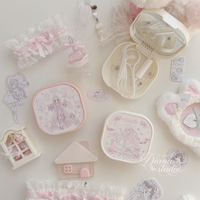 小叽生贺正畸保持器带镜收纳盒