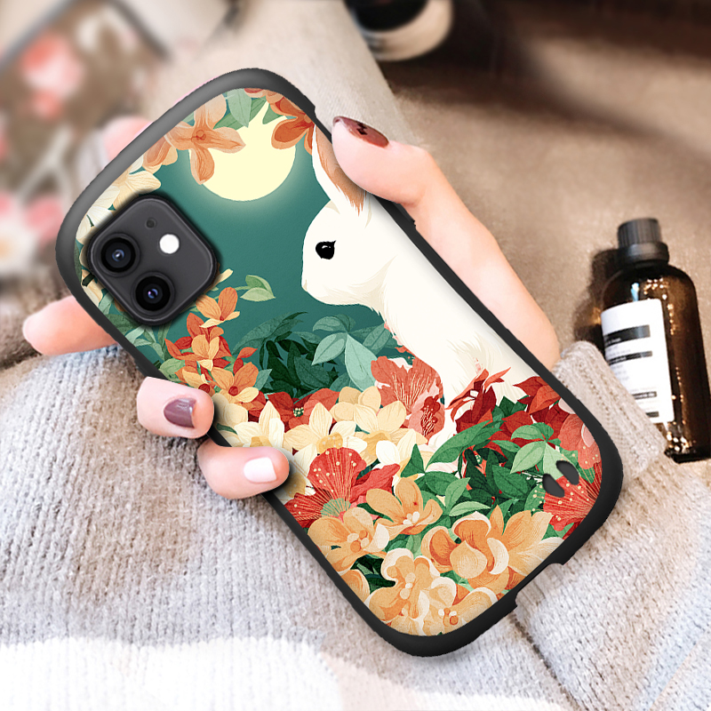 苹果碎花女款防摔小蛮腰手机壳