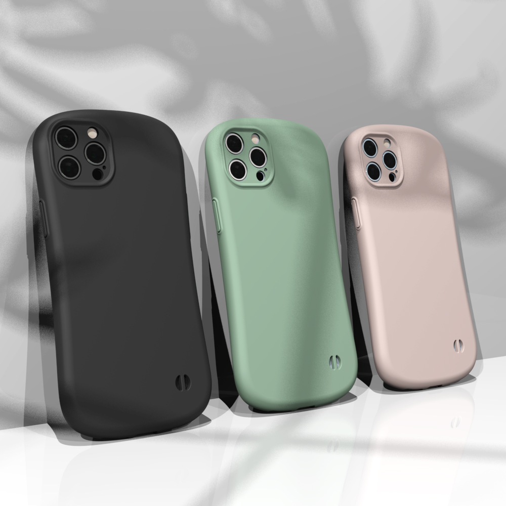 苹果简约纯色加厚防摔手机壳