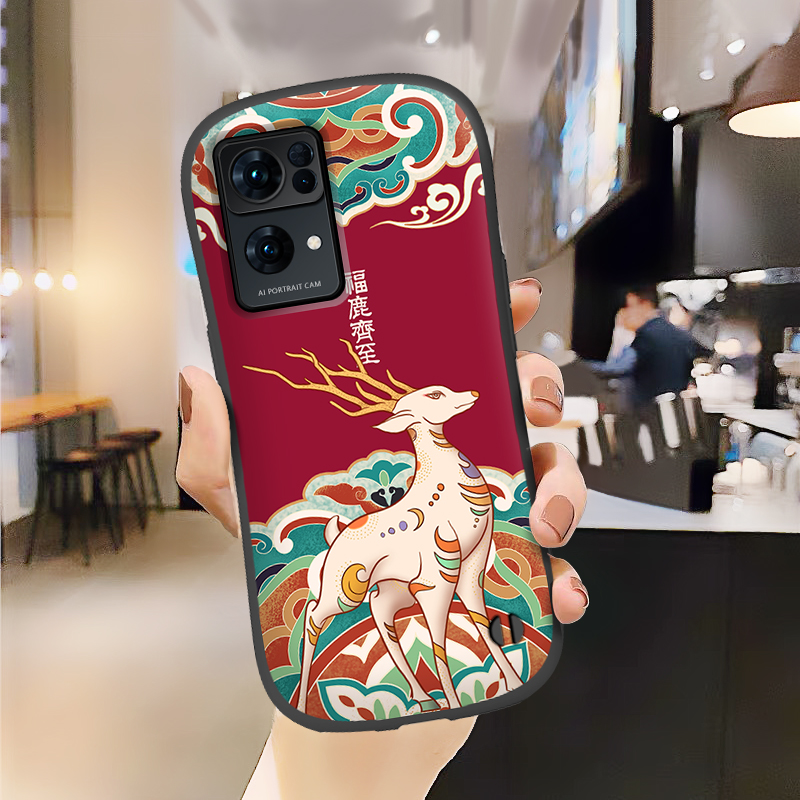 防摔专用OPPO中国风小蛮腰手机壳