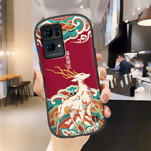 防摔专用OPPO中国风小蛮腰手机壳