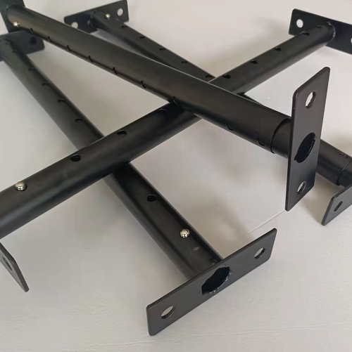 灯箱吊杆支架脚配件停车场双面展示吊挂吊装固定五金悬挂伸缩杆