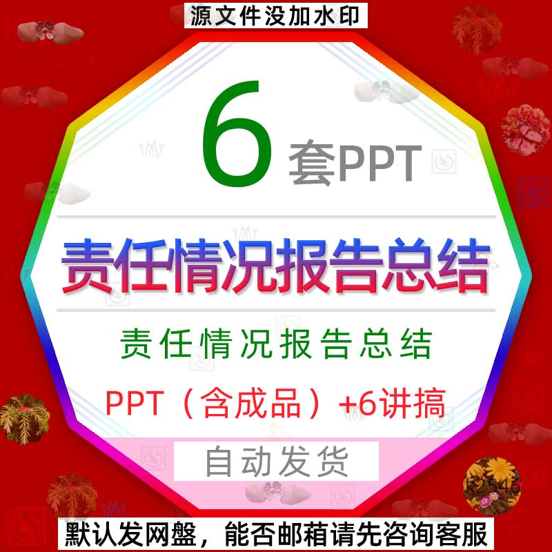 公司上半年责任情况报告总结PPT模板抓好服务干好业务带好队伍wps