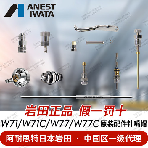 日本岩田原装正品针嘴帽配件
