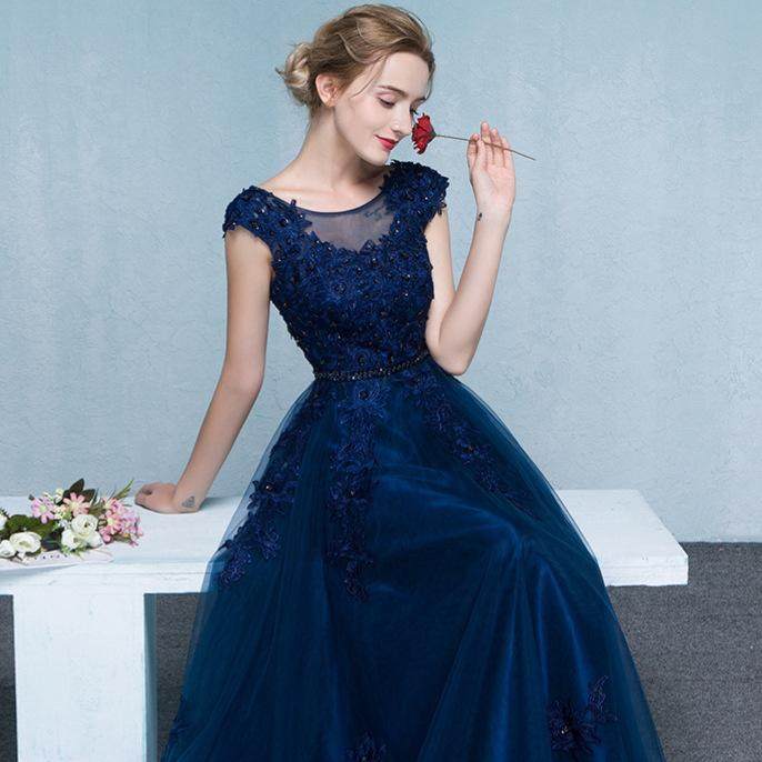 演出服一字肩蓬蓬裙新款晚礼服