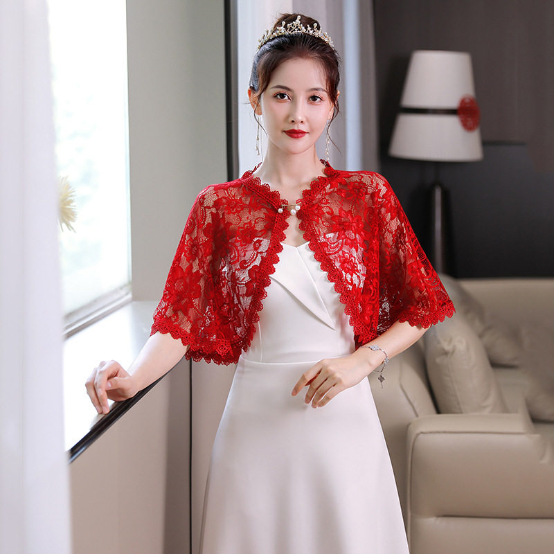 新娘夏季披肩婚纱礼服纱披肩婚庆