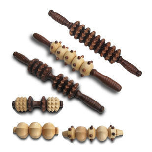 木质九轮按摩棒滚轮式颈部腰部腿部背部腹部全身修身按摩捶按摩器在类目 个人护理/保健/按摩器材, 按摩器材, 按摩披肩/肩背敲击按摩带中 - 来自Buy2taobao.com提供专业的淘宝代购服务