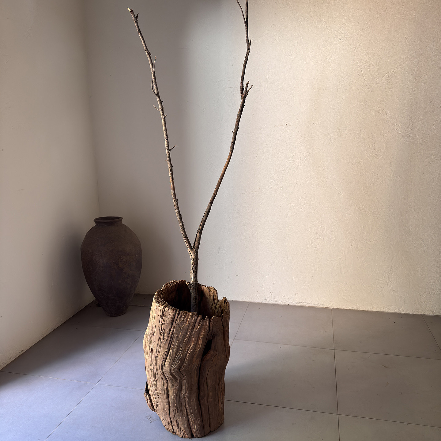 民间古旧老古董禅意空间装饰枯木收藏摆件枯木插花桶古董26119,家居饰品,干花/花瓣/干花包/干树枝,淘宝优惠券,粉丝福利购,淘宝优惠卷