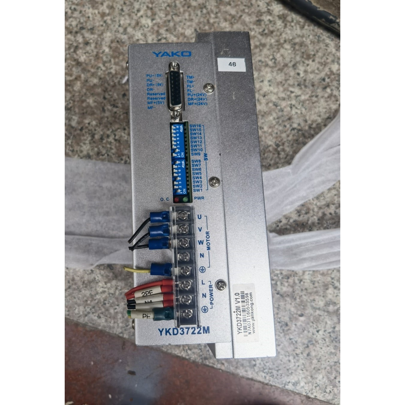 研控步进驱动器 YKD3722M 二手的！