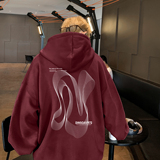 重磅2025冬装字母加绒连帽卫衣外套潮A025-W657-P50加绒60控68，女装短外套，电商A025