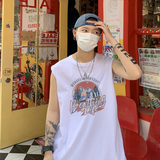 @2025夏装登山字母运动坎肩背心休闲无袖t恤A025-B309-P25控38，男装背心/马甲，电商A025