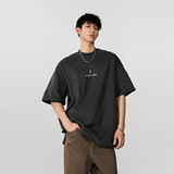 美式字母短袖t恤男生夏季复古纯棉落肩袖宽松T恤五分袖百搭上衣服,男装T恤,电商A025, 美式字母短袖t恤男生夏季复古纯棉落肩袖宽松T恤五分袖百搭上衣服,男装T恤,电商A025,