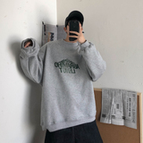 2021抓绒厚实版字母宽松半高领加绒卫衣A025-W953-P58控68，男装卫衣，电商A025