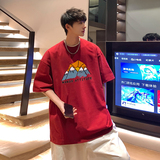 酒红色