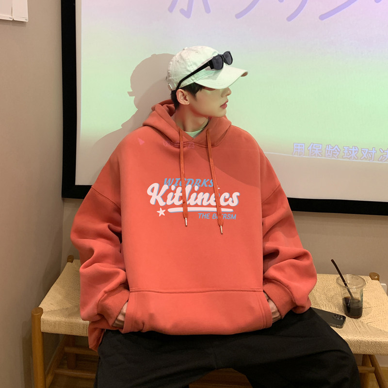 2026秋装新款个性字母休闲连帽卫衣外套港风A025-W513-P50控68,女装短外套,电商A025