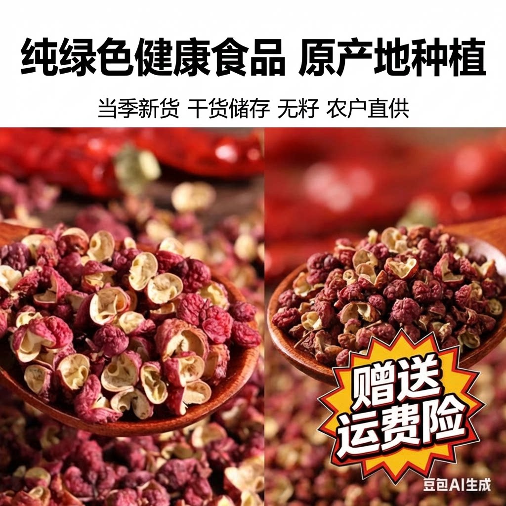 2026新货山西大红袍干红花椒粒净货无籽农户原货直销不染色不熏硫