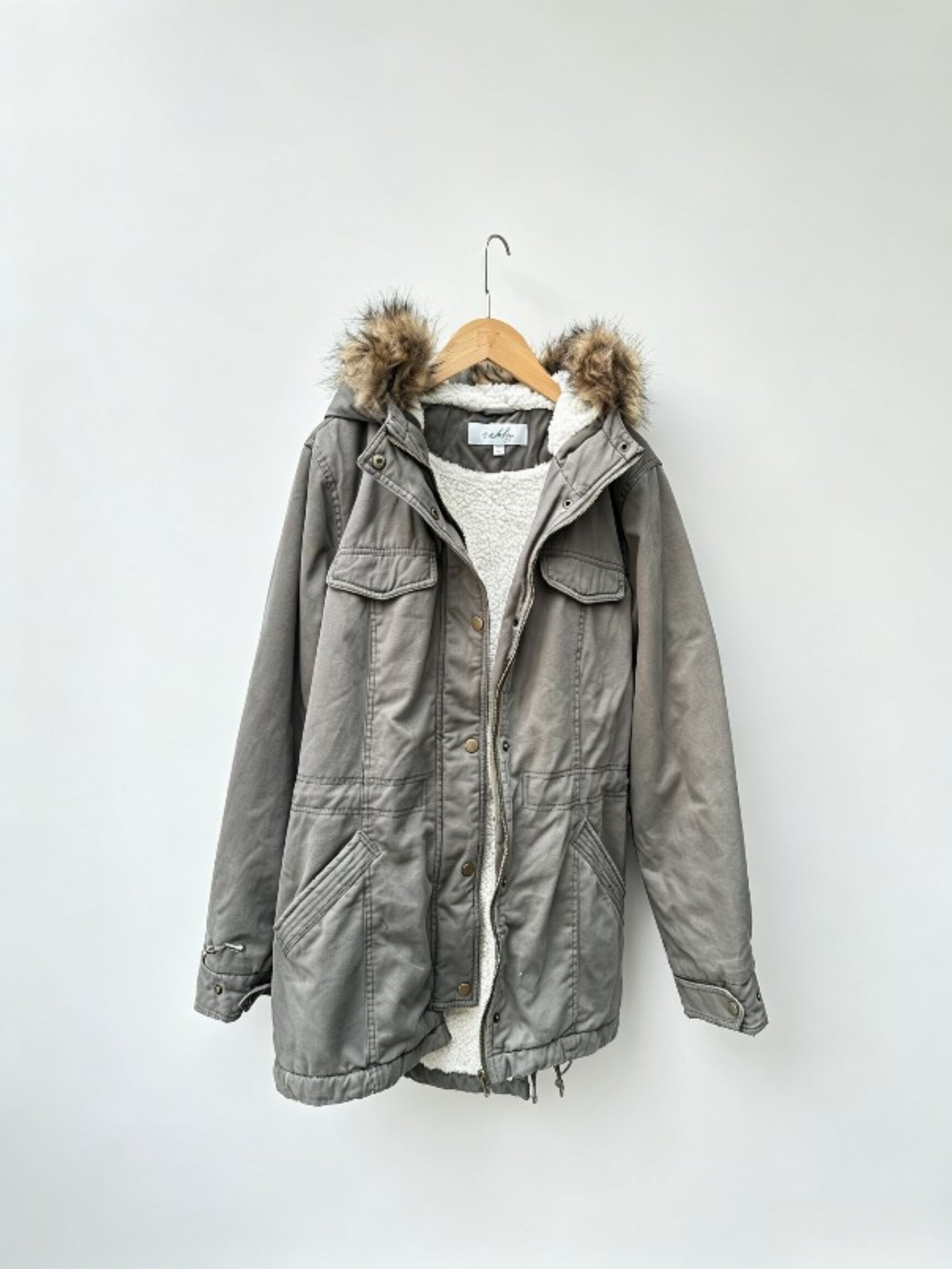 外贸尾货2026冬加绒新款连帽棉衣/棉服