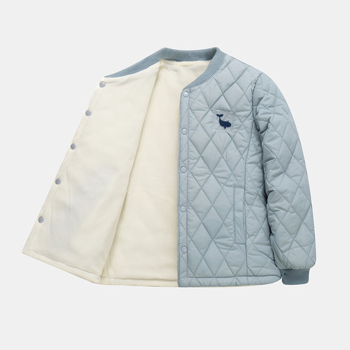 校服内胆儿童棉服内胆棉衣棉袄棒球服秋冬季中大童加绒加厚保暖衣