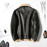 2025年冬季新款大码皮毛一体休闲夹克外套男D209A-PT789-P245，男装夹克，电商D209A