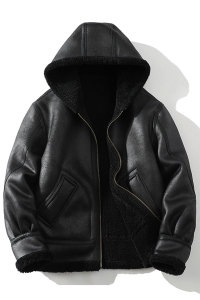 25年冬季新款皮毛一体加绒加厚夹克外套D209A-PT5858A-P265 两色图片