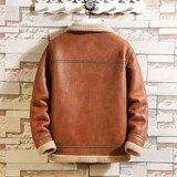 2025冬季新款大码皮毛一体休闲夹克外套男D209A-PT581-P245，男装夹克，电商D209A